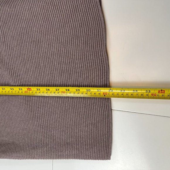 Wilfred Campanule Sweater Dress Ribbed Long Sleeve Aritzia Silk Cashmere size S - Picture 7 of 10